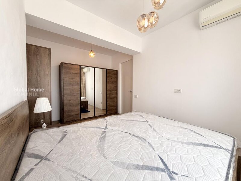 4City North, Pipera, 3 camere, mobilat complet, parcare inclusa.