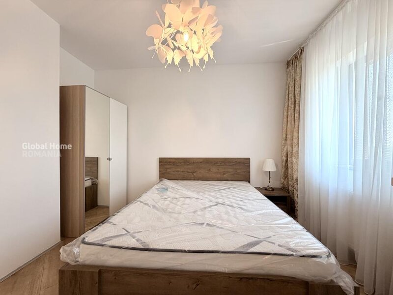 4City North, Pipera, 3 camere, mobilat complet, parcare inclusa.